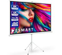 ESMART Profesional MISATI Pantalla de trípode 160 x 90 cm (72") 16:9 | Trípode de Pantalla de proyección de proyector de Cine en casa LCD LED