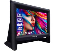 ESMART Public Air 18 Pantalla Inflable para Exteriores de 372 x 183 cm (160") 16:9 Pantalla para proyector y Cine con Ventilador y Bolsa de Transporte | Proyección Frontal y Trasera | Montaje rápido