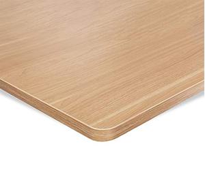 ESMART TPL-168M Tablero de Escritura Estable de MDF 160 x 80 x 2,5 cm - decoración de Arce | Resistente a los arañazos, Recubierto de PVC, fácil de Limpiar, Tablero de Oficina cargable hasta 120 kg