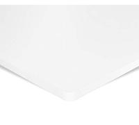 ESMART TPL-168W Tablero de Escritura Estable de MDF 160 x 80 x 2,5 cm - Blanco | Resistente a los arañazos, Recubierto de PVC, fácil de Limpiar, Tablero de Oficina cargable hasta 120 kg