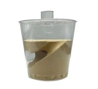 esmen Ant Castle Cup Nest for Queen Cultivation - Plaster Farm Habitat for 10 Ants or Less, Small Feeding Box for Starter Kit Caseta para Mascotas