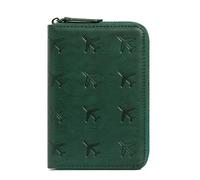 esmen Cartera con Cremallera Funda Protectora integrada for Guardar Documentos de Identidad, Organizador Pasaporte Viaje, Cartera for avión(Grey)