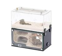 esmen Concrete Ant Farm with Hunting Area - Unlimited Vertical Expansion Ant Nest, Pet Anthill Workshop Castle Habitat Caseta para Mascotas(15cm)