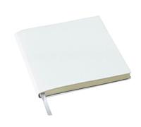 esmen Cuaderno de cuadrícula cuadrada, cubierta cuero suave, diario retro 200 páginas for dibujar y estudiar o en blanco(Weiß,Blank)