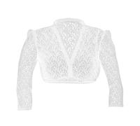 esmen Tops de mujer Blusa Dirndl de manga 3/4 for mujer con encaje y botones. Blusa Oktoberfest tradicional pero moderna con paneles de malla. Camisetas de fondo(Large)