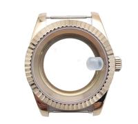 esmen UAE 39mm Watch Case for NH35 Movement, Stainless Steel Case with Sapphire Crystal Herramientas y Kits de reparación(Rose Gold 1)