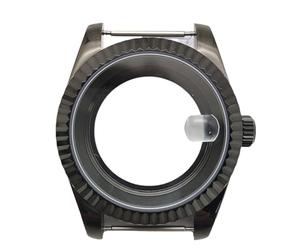 esmen UAE 39mm Watch Case for NH35 Movement, Stainless Steel Case with Sapphire Crystal Herramientas y Kits de reparación(Noir)
