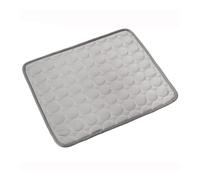 ESMENATZLS Alfombrilla de refrigeración para perros, cama fría extra grande para perros pequeños y grandes, accesorios para mascotas, manta duradera para sofá, gato (gris, 2XL, 150 x 100 cm)