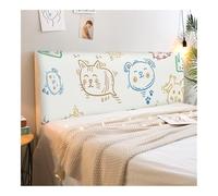 ESMENATZLS Funda elástica para cabecera de cama con estampado de dibujos animados, universal, a prueba de polvo, para dormitorio, sala de estar, sofá (12,200 cm)