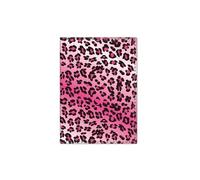 ESMENATZLS Funda para pasaporte con estampado de leopardo y flores para mujer, piel sintética, cartera para tarjetas de crédito, billetes, color negro, g, Talla única