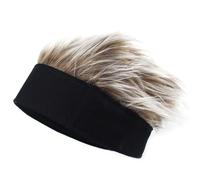 ESMENATZLS Gorra de béisbol de moda para hombre y mujer, gorro de peluca divertida, gorro de pelo corto, transpirable, suave, para fiestas, sombreros de tupé al aire libre, sombrero casual, Tipo 2, 1