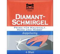 Esmeril de diamante de doble cara de Hércules - 6 hojas - Papel de lija de alta calidad para un lijado preciso