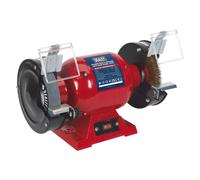Esmeriladora De Banco Sealey 150Mm Con Rueda De Alambre 370W/230V BG150XLW/98