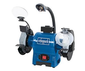 Esmeriladora doble muela BG150 Scheppach - 230V 50Hz 370W - 150mm. Muela 150mm marca Scheppach