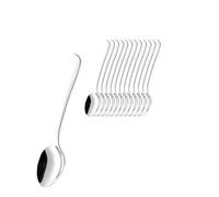 Esmeyer 156-404 Sylvia - Juego de cucharillas de café (12 Unidades, Acero Inoxidable Pulido 18/0, se envía en Caja de cartón)