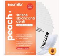ESMILE- 28 Tiras Blanqueadoras Dientes con Sabor a Melocotón - Teeth Whitening Strips Profesionales para Blanqueo Dental Pro en Casa - 14 tratamientos