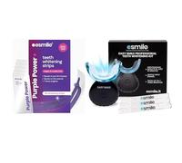 ESMILE: Kit blanqueador dental + 42 tiras violetas