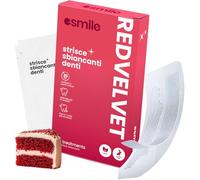 ESMILE - Tiras Blanqueadoras Dientes con Sabor a Red Velvet - Tiras Dentales Profesionales para Blanqueo Dental Pro en Casa - 14 Parches Blanqueadores Ultra Adherentes