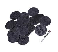 ESmoda Juego de 25 discos de corte de cuchillas de 32 mm con eje para herramienta