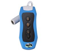 ESmoda Reproductor de MP3 de 8 GB para natación, buceo bajo el agua + radio FM, auriculares impermeables, color azul
