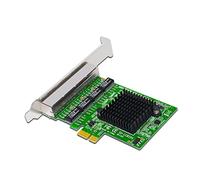 ESmoda Tarjetas de red Adaptador de red/Ethernet/LAN Tarjeta de red PCI-E Tarjeta de red Realtek RJ45 Internet Ethernet Gigabit 4 puertos Tarjeta de red