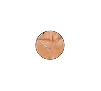 Esmoly Collar de Plata/Oro Mujer con Inicial A-Z Collar Personalizado 14K Dorada Necklace Ajustable Regalos Originales para Mujer 16+2 Inches (Plata U)
