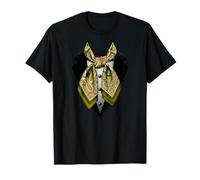Esmoquin con una elegante bufanda para el cuello para una boda divertida Camiseta