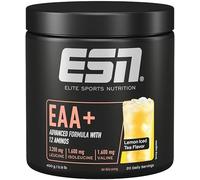 ESN EA Té helado con limón, 400 g, los 9 aminoácidos esenciales y vitamina B6, 3,2 g de leucina por ración, solubilidad óptima, vegano - fabricado en Alemania