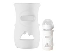 Esncddym Fundas de silicona para biberones,Fundas para fundas de biberones - Funda reutilizable para biberón de grado alimenticio,Aislamiento térmico de silicona seguro y anticaídas para mamás y niños