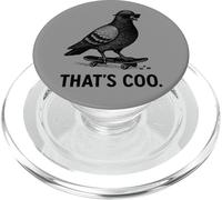 Eso es Coo Pigeon Skateboarding Bird Humor Urbano PopSockets PopGrip para MagSafe