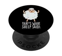 Eso es lo Que dijeron Las ovejas Juego de Palabras Gracioso PopSockets PopGrip Adhesivo