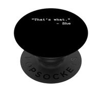 Eso es lo Que Dijo Humor para los fanáticos de The Office TV PopSockets PopGrip Adhesivo