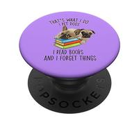 Eso es lo Que Hago Acariciar Perros Leo Libros y olvido Cosas PopSockets PopGrip Adhesivo