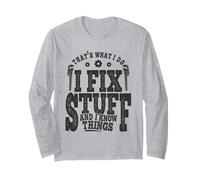 Eso es lo Que Hago, arreglo Cosas y sé Cosas Divertidas Manga Larga