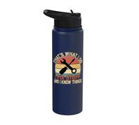 Eso es lo que hago Arreglo cosas y sé cosas Stainless Steel Insulated Water Bottle