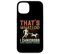 Eso es lo Que Hago Canicross y sé Cosas Que corren Perros Carcasa para iPhone 13