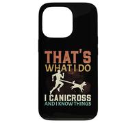 Eso es lo Que Hago Canicross y sé Cosas Que corren Perros Carcasa para iPhone 13 Pro