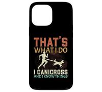 Eso es lo Que Hago Canicross y sé Cosas Que corren Perros Carcasa para iPhone 13 Pro MAX
