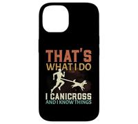 Eso es lo Que Hago Canicross y sé Cosas Que corren Perros Carcasa para iPhone 14