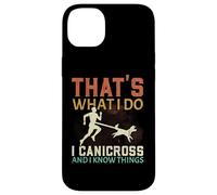 Eso es lo Que Hago Canicross y sé Cosas Que corren Perros Carcasa para iPhone 14 Plus