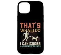 Eso es lo Que Hago Canicross y sé Cosas Que corren Perros Carcasa para iPhone 15 Plus