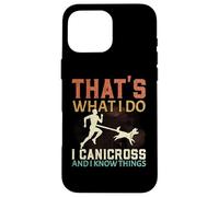Eso es lo Que Hago Canicross y sé Cosas Que corren Perros Carcasa para iPhone 16 Pro MAX