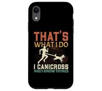 Eso es lo Que Hago Canicross y sé Cosas Que corren Perros Carcasa para iPhone XR
