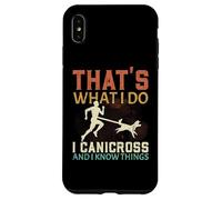 Eso es lo Que Hago Canicross y sé Cosas Que corren Perros Carcasa para iPhone XS MAX