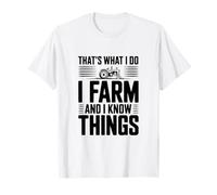 Eso es lo Que Hago Cultivo y sé Cosas Camiseta