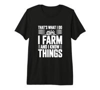 Eso es lo Que Hago Cultivo y sé Cosas Camiseta Premium