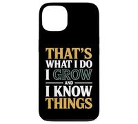 Eso es lo que hago Cultivo y sé cosas Microbiólogo Carcasa para iPhone 13