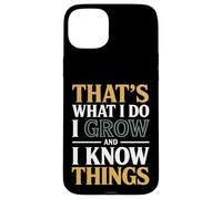 Eso es lo que hago Cultivo y sé cosas Microbiólogo Carcasa para iPhone 15 Plus