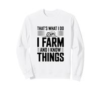 Eso es lo Que Hago Cultivo y sé Cosas Sudadera