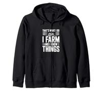 Eso es lo Que Hago Cultivo y sé Cosas Sudadera con Capucha